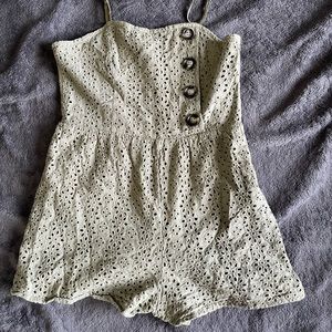 Spaghetti strap romper